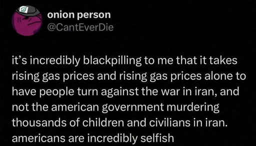 americans are selfish