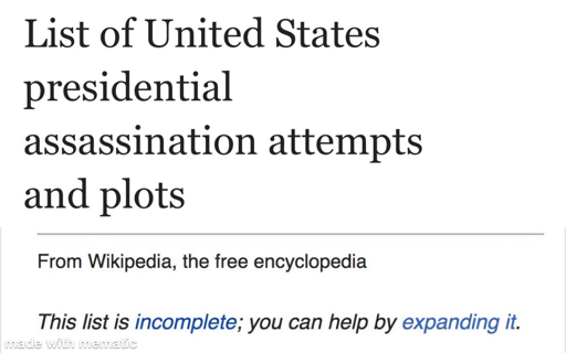 List of United States presidential assassination attempts and plots
From Wikipedia, the free encyclopedia
This list is incomplete; you can help by expanding